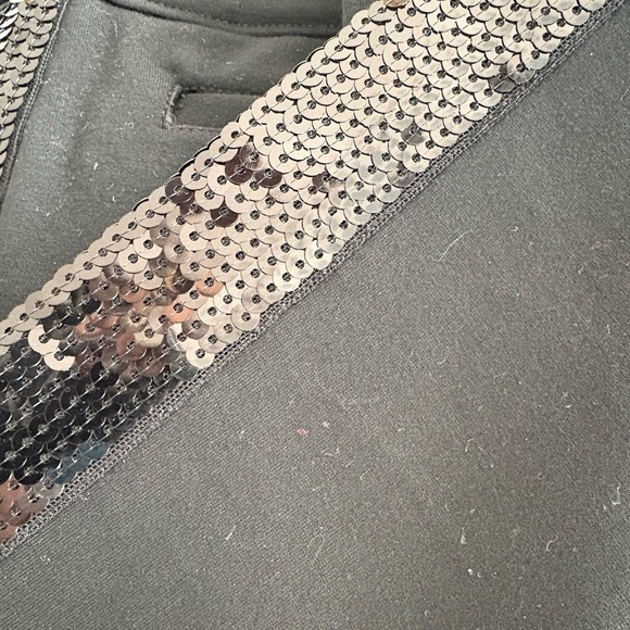 Spanx Perfect Black Pant with Sequin Tuxedo stripe - Picture 7 of 10